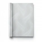 ورق جدران مموج لون رمادي شاحب، طول 10 م، عرض 0.53 م، موديل 43-10146