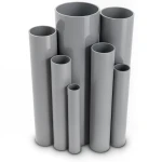 UPVC Pipes Nominal Pressure 6/20 Bar Outside Diameter 160 mm Thickness 4.7 mm Gray