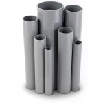 مواسير UPVC ضغط 16/20 بار قطر خارجي 90 مم سمك 6.7 مم لون رمادي