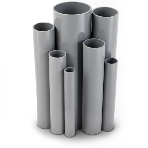 مواسير UPVC ضغط 16/20 بار قطر خارجي 90 مم سمك 6.7 مم لون رمادي