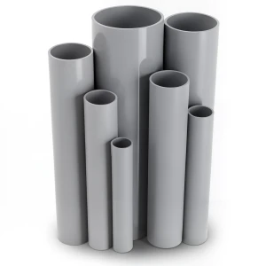 UPVC Pipes Nominal Pressure 6/20 Bar Outside Diameter 110 mm Thickness 3.2 mm Gray