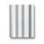 Striped Wall Decoration 10m x 0.53m Gray & White, Model 440249 - Image 1