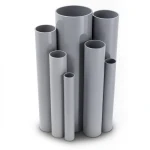 UPVC Pipes Pressure 10/20 Bar Outside Diameter 200 mm Thickness 9.6 mm Gray