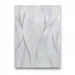 Wavy wall decoration, light gray color, length 10 m, width 0.53 m, model 10148-31