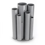مواسير UPVC ضغط 10/20 بار قطر خارجي 200 مم سمك 9.6 مم لون رمادي