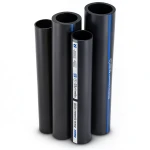 مواسير HDPE PE 80 ضغط 4 بار قطر خارجي 500 مم سمك 15.3 مم لون أسود | نيبروبلاست