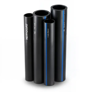 مواسير HDPE PE 80 ضغط 4 بار قطر خارجي 560 مم سمك 17.2 مم لون أسود | نيبروبلاست