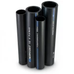 HDPE Pipes PE 80 Pressure 4 Bar 630 mm Diameter 19.3 mm Thickness Black | NEPROPLAST
