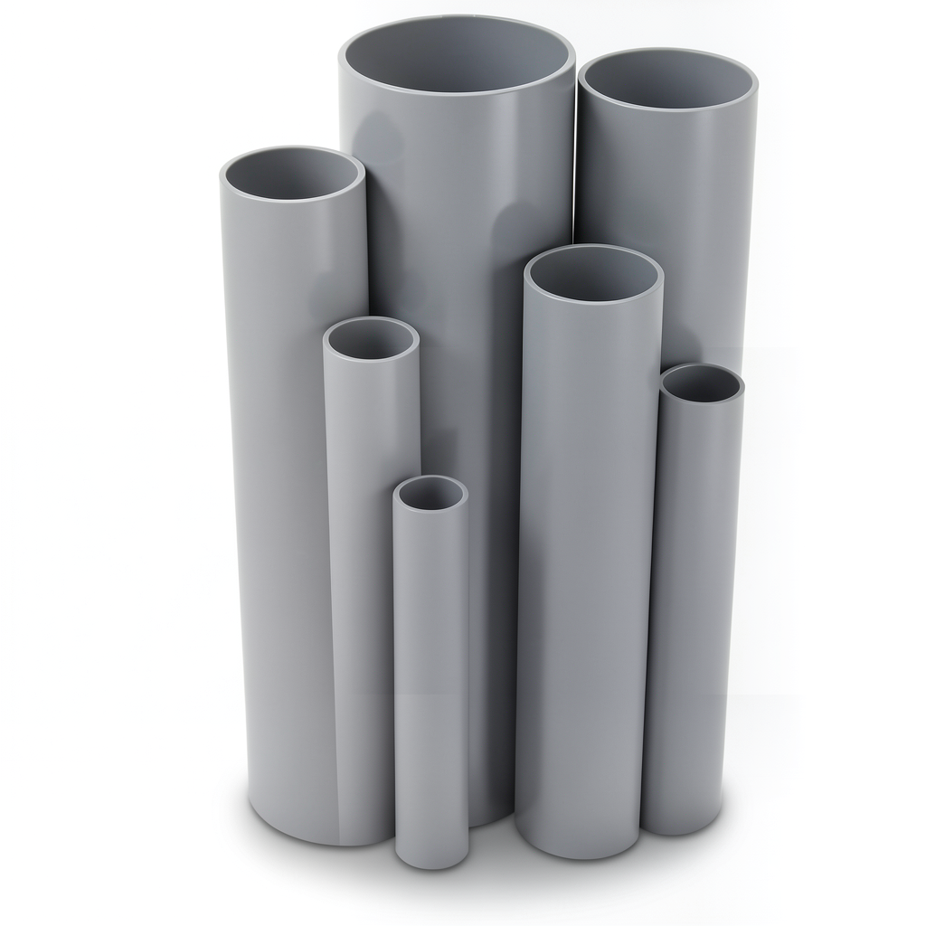 UPVC Pipes Nominal Pressure 16/20 Bar Outside Diameter 75 mm Thickness 5.6 mm Gray