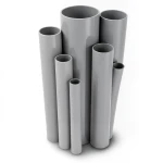 UPVC Pipes Nominal Pressure 10/20 Bar Outside Diameter 90 mm Thickness 4.3 mm Gray