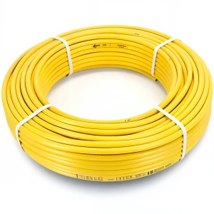 أنابيب HDPE PE 80 ضغط 4 بار قطر خارجي 75 مم سمك 2.3 مم لون أصفر | نيبروبلاست