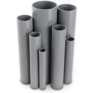 مواسير UPVC ضغط 16/20 بار قطر خارجي 90 مم سمك 6.7 مم لون رمادي