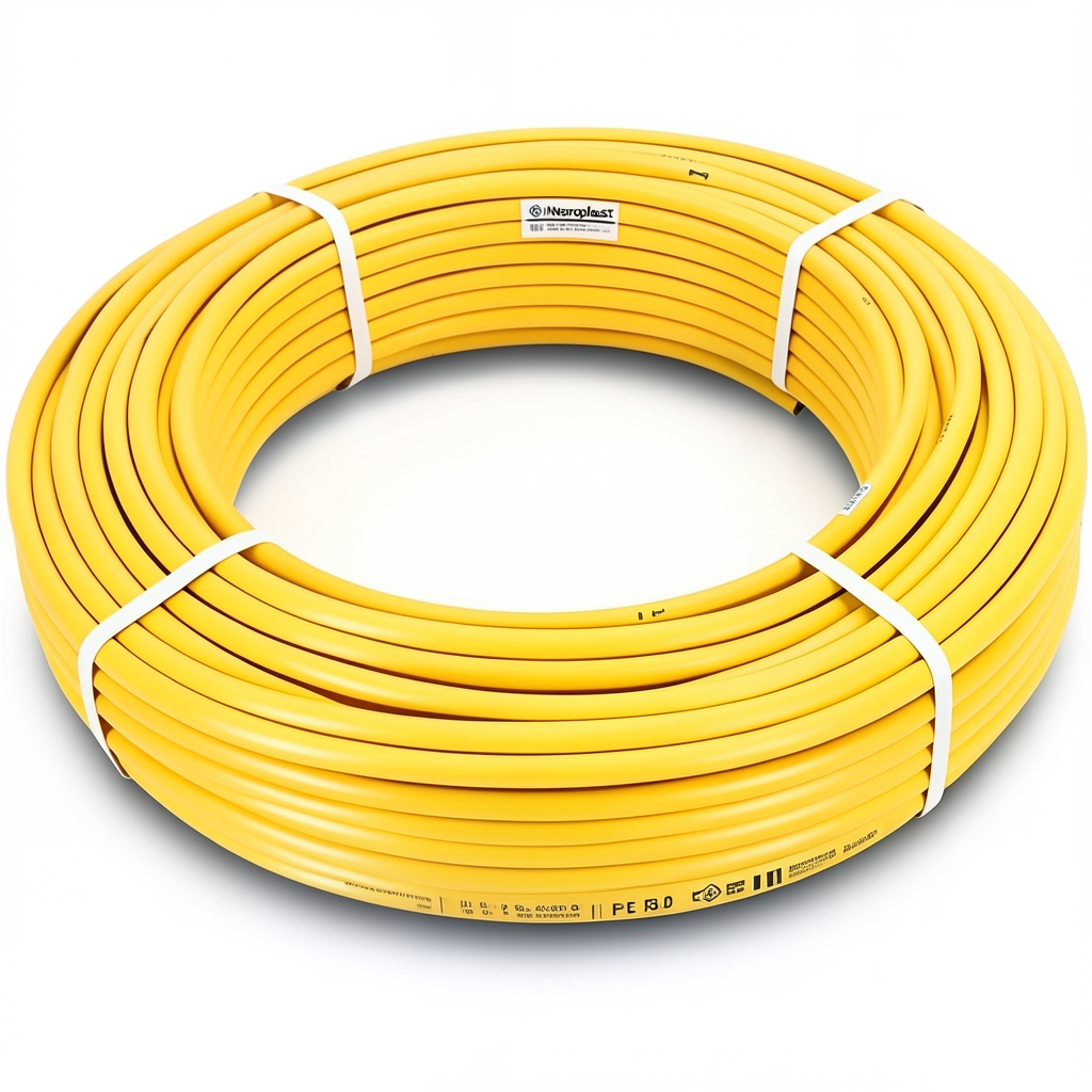 Neproplast HDPE Pipes PE 80 Pressure 4 Bar Outside Diameter 90 mm Thickness 2.8 mm Yellow | NEPROPLAST