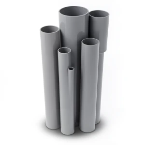 مواسير UPVC ضغط 16/20 بار قطر خارجي 125 مم سمك 9.3 مم لون رمادي