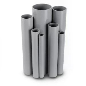 UPVC Pipes Nominal Pressure 6/20 Bar Outside Diameter 160 mm Thickness 4.7 mm Gray