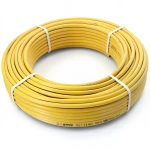 أنابيب HDPE PE 80 ضغط 4 بار قطر خارجي 125 مم سمك 3.9 مم لون أصفر | نيبروبلاست