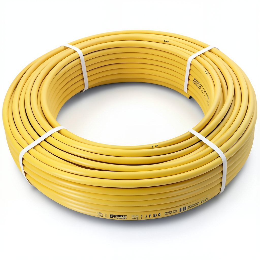 أنابيب HDPE PE 80 ضغط 4 بار قطر خارجي 125 مم سمك 3.9 مم لون أصفر | نيبروبلاست