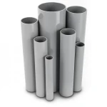 UPVC Pipes Pressure 10/20 Bar Outside Diameter 200 mm Thickness 9.6 mm Gray
