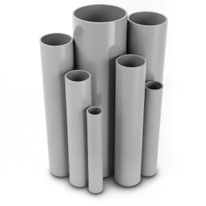 UPVC Pipes Pressure 10/20 Bar Outside Diameter 200 mm Thickness 9.6 mm Gray