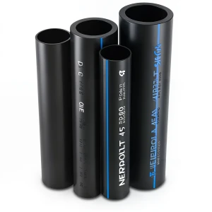 مواسير HDPE PE 80 ضغط 4 بار قطر خارجي 450 مم سمك 13.8 مم لون اسود | نيبروبلاست