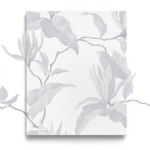 Floral Wall Decoration 10m x 0.53m Pale Gray, Model 440423
