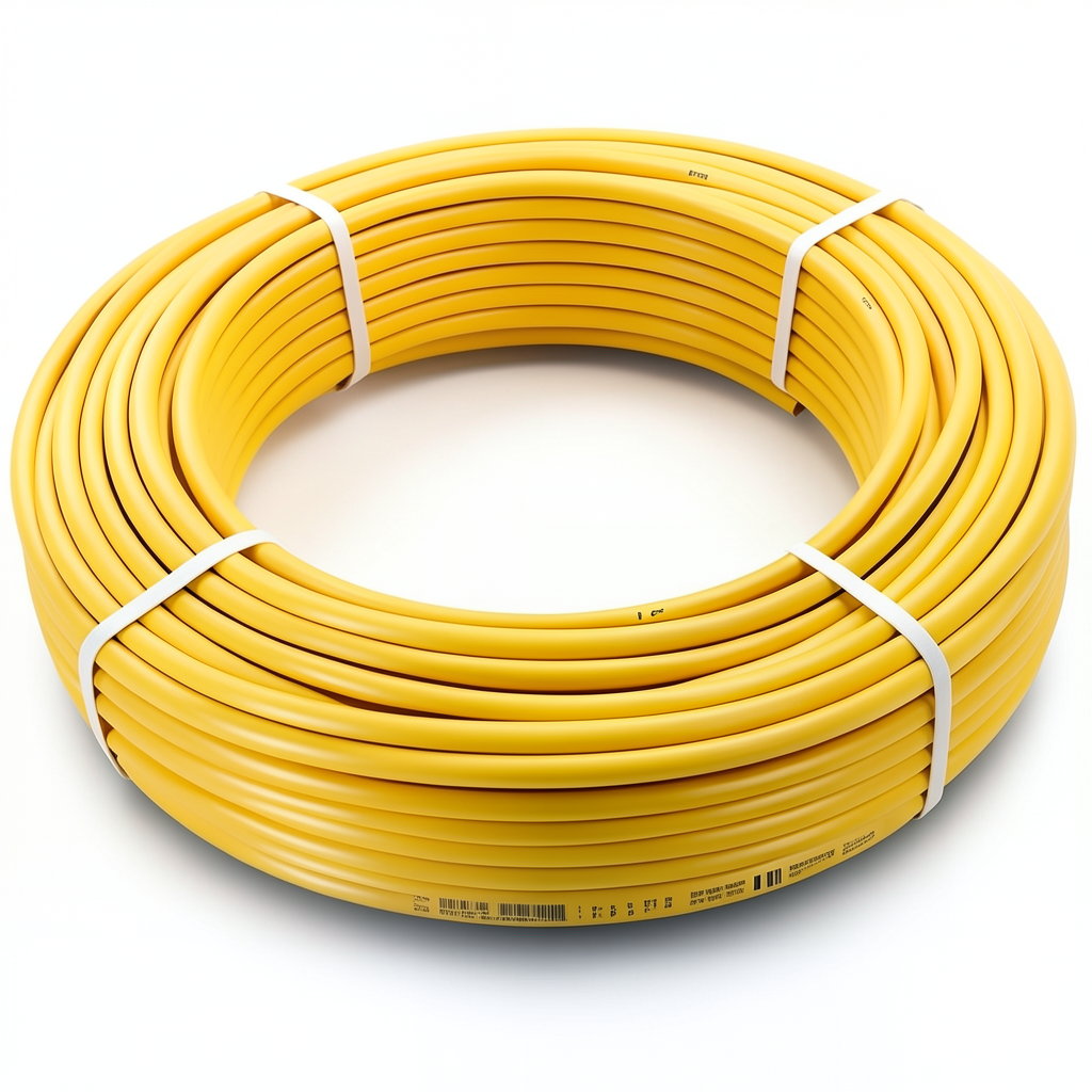 أنابيب HDPE نيبروبلاست PE 80 ضغط 4 بار قطر 50 مم سمك 1.8 مم لون أصفر | نيبروبلاست