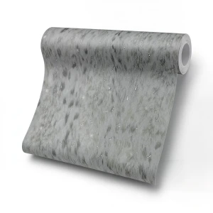 Italian Wallpaper Patterned Design Gray Color, Size 10m x 0.70m, Model 14128