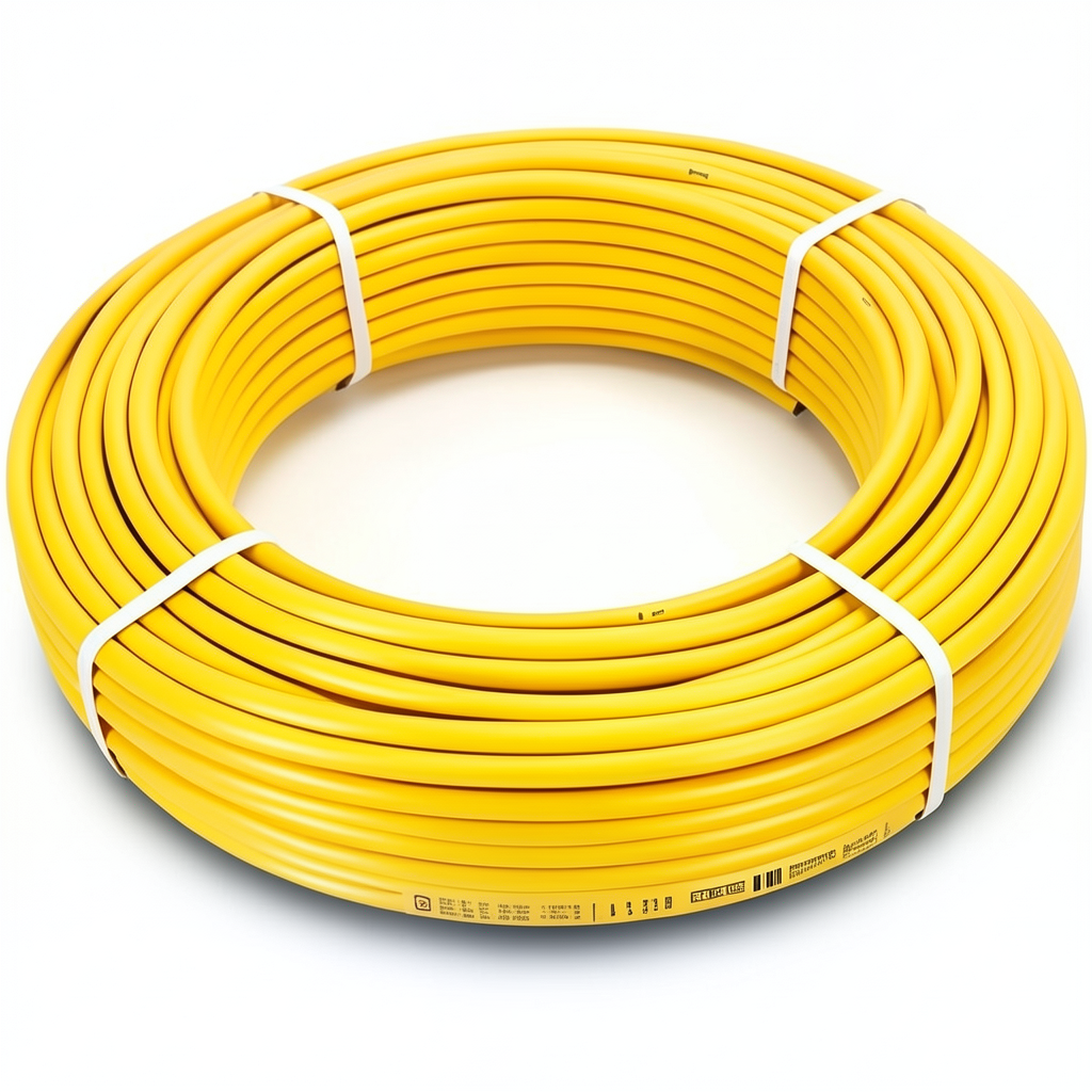 أنابيب HDPE نيبروبلاست PE 80 ضغط 4 بار قطر خارجي 90 مم سمك 2.8 مم لون أصفر | نيبروبلاست