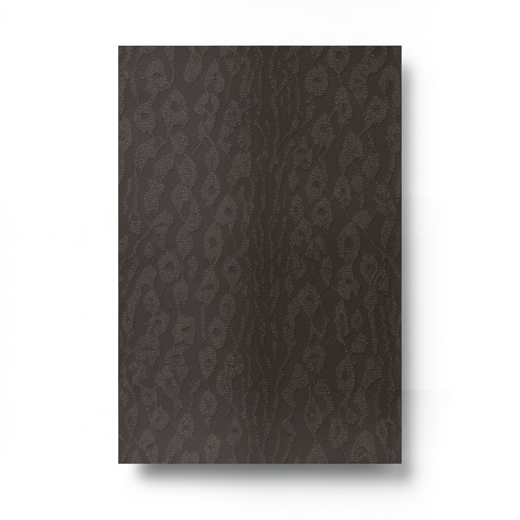 Italian Wallpaper Dark Brown Patterned Design 10mx0.70m