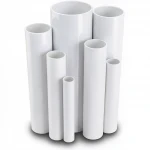 UPVC Pipes Modern Technology Nominal Pressure 4 Bar Outside Diameter 250 mm Thickness 4.9 mm White Colour