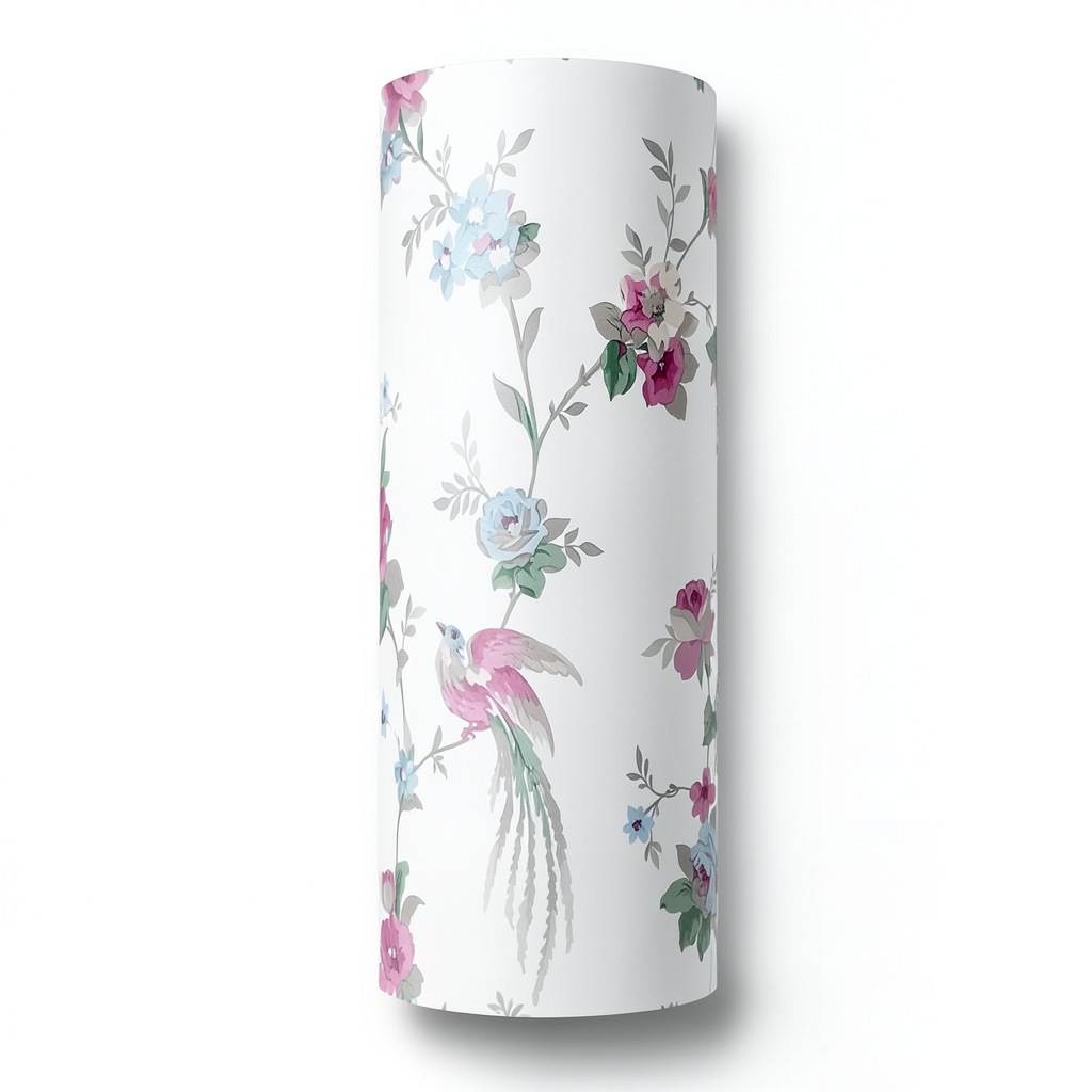 German Floral Wall Covering 10m x 0.53m Multicolor, Model 440607