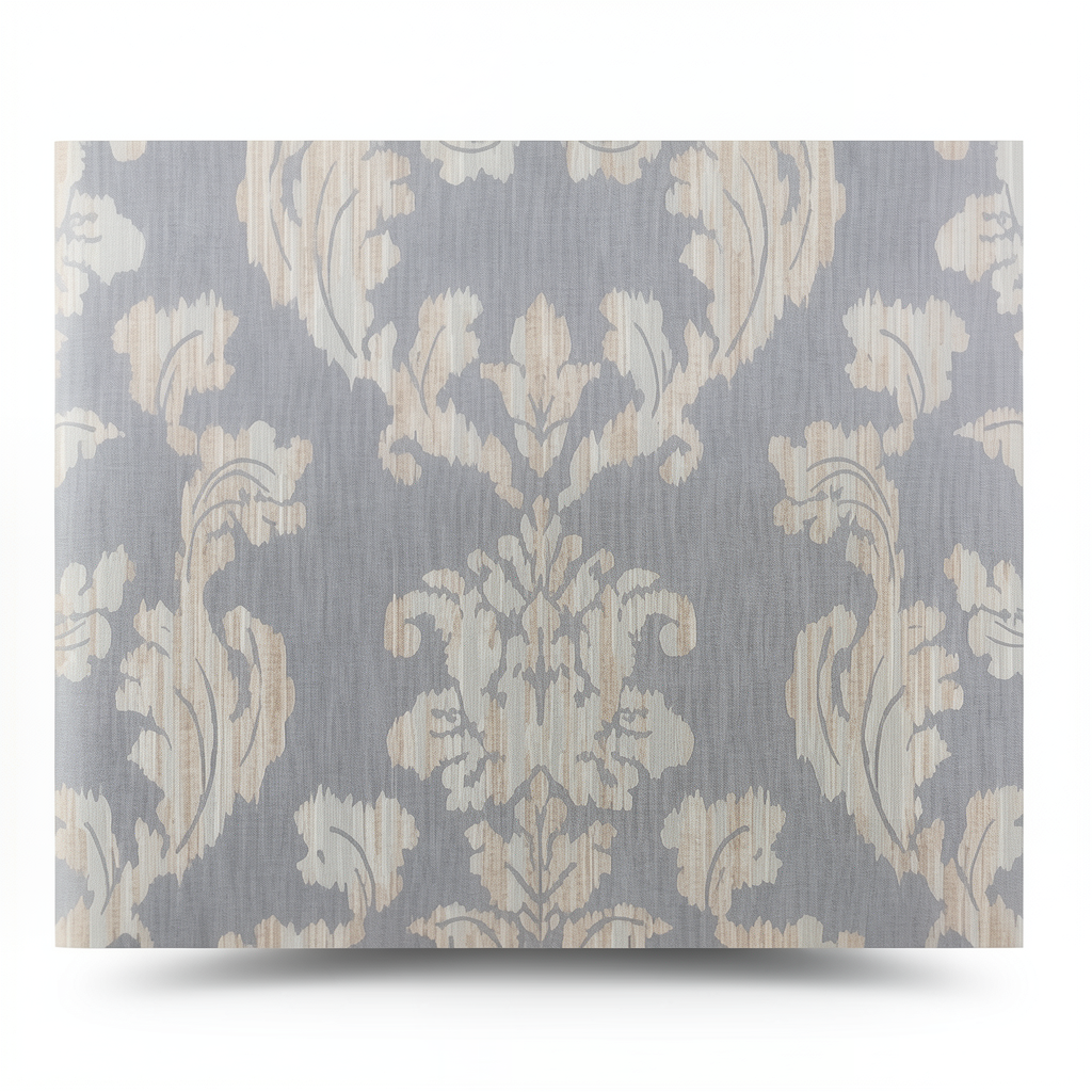 Italian Wallpaper 10m x 1.06m Gray Color, Model 3032