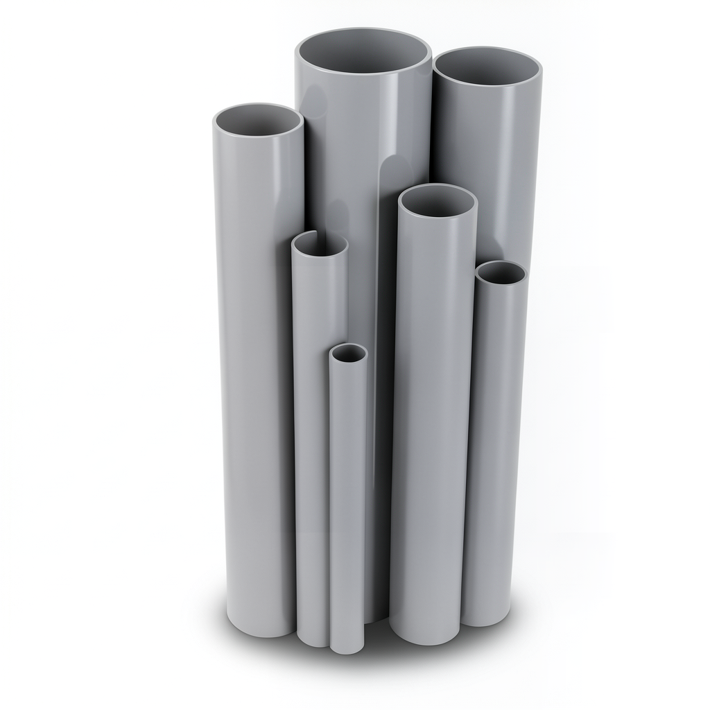 UPVC Pipes Nominal Pressure 16/20 Bar Outside Diameter 225 mm Thickness 16.7 mm Gray