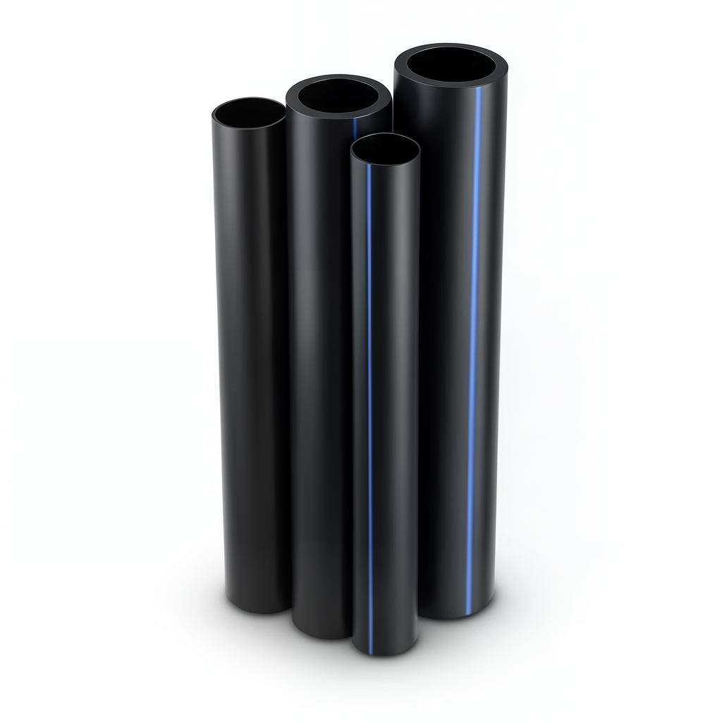HDPE Pipes Outside Diameter 20 mm Thickness 1.8 mm Black