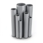 مواسير UPVC ضغط اسمي 10/20 بار قطر خارجي 250 مم سمك 11.9 مم لون رمادي