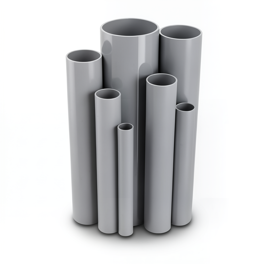 UPVC Pipes Nominal Pressure 10/20 Bar Outside Diameter 250 mm Thickness 11.9 mm Gray