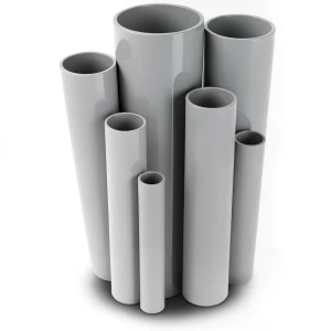 UPVC Pipes Nominal Pressure 6/20 Bar Outside Diameter 280 mm Thickness 8.2 mm Gray