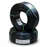 أنابيب HDPE  نيبروبلاست PE 80 ضغط 16 بار قطر خارجي 20 مم سمك 2.3 مم لون اسود