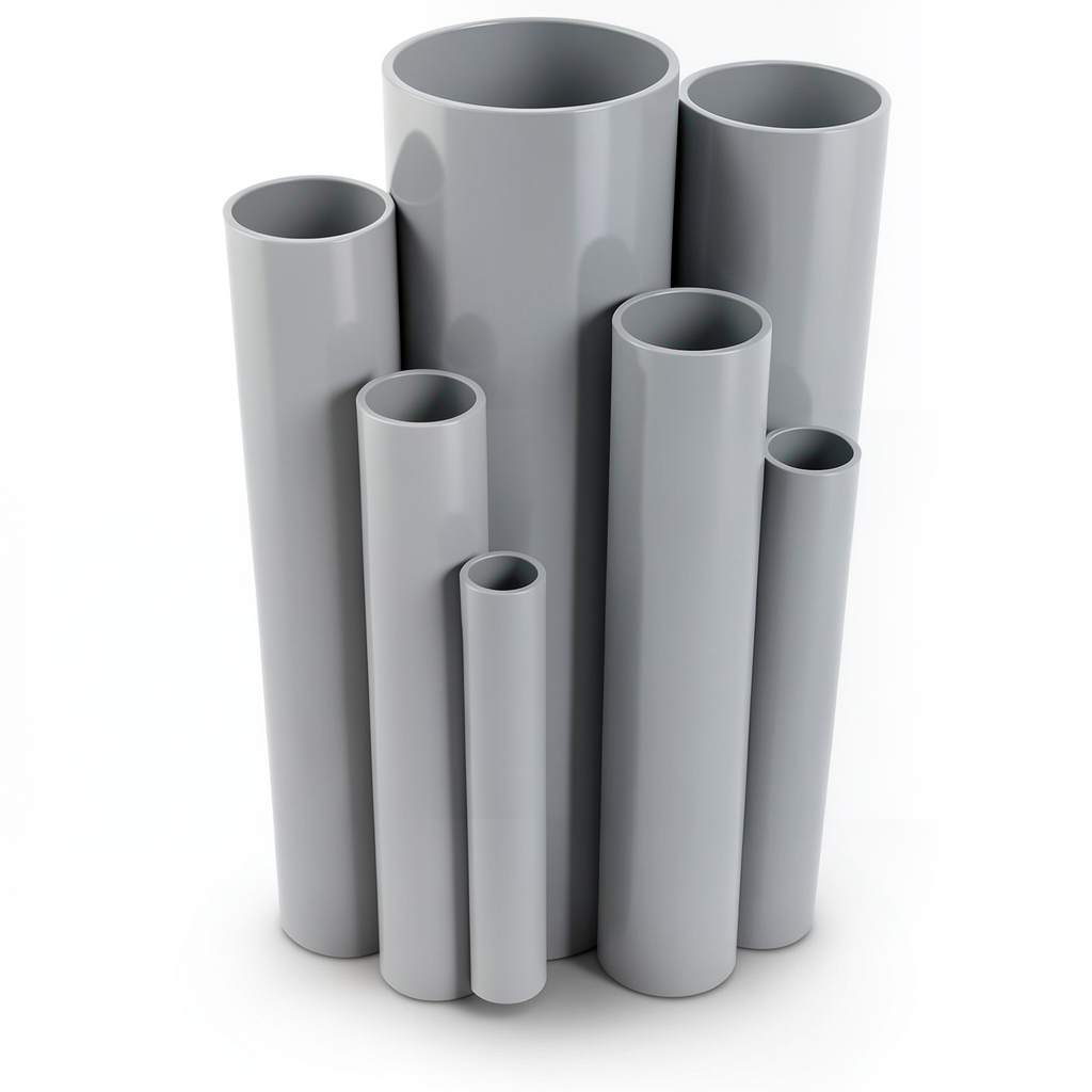 UPVC Pipes Nominal Pressure 10/20 Bar Outside Diameter 315 mm Thickness 15 mm Gray