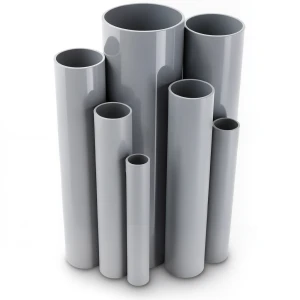 مواسير UPVC ضغط 16/20 بار، قطر خارجي 315 مم، سمك 23.4 مم، لون رمادي