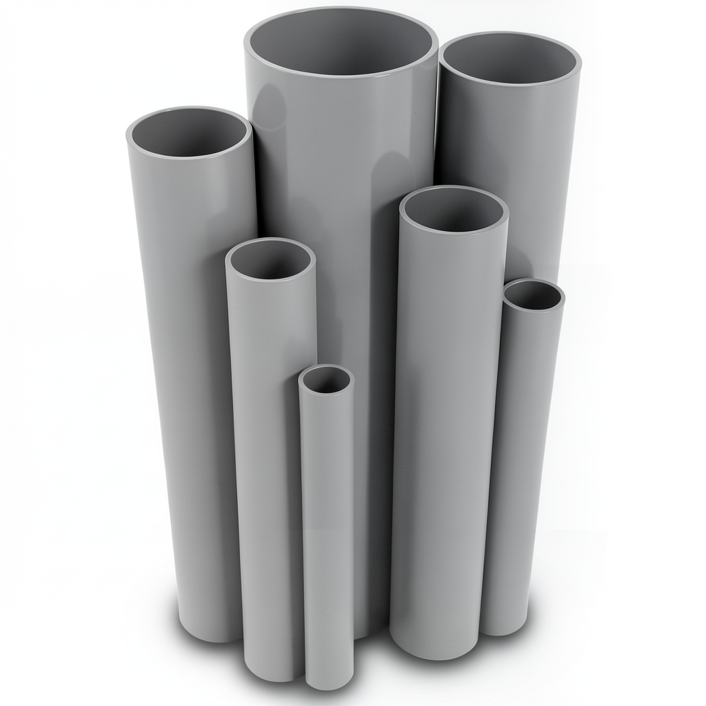 UPVC Pipes Nominal Pressure 6/20 Bar Outside Diameter 400 mm Thickness 11.7 mm Gray