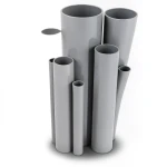 UPVC Pipes Nominal Pressure 16/20 Bar Outside Diameter 250 mm Thickness 18.6 mm Gray