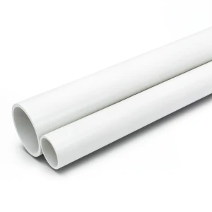 مواسير UPVC جدول 40 مقاس 1 إنش سمك 3.38 مم لون أبيض