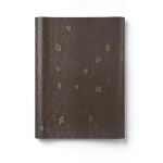 Italian Wallpaper Dark Brown Patterned Design 10mx0.70m