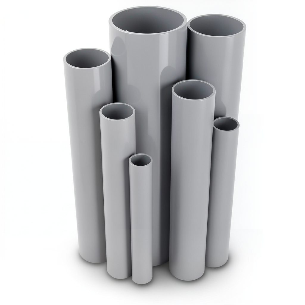 UPVC Pipes Nominal Pressure 6/20 Bar Outside Diameter 400 mm Thickness 11.7 mm Gray