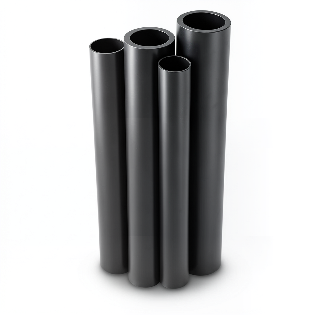 HDPE Pipes Outside Diameter 50 mm Thickness 4.6 mm Black