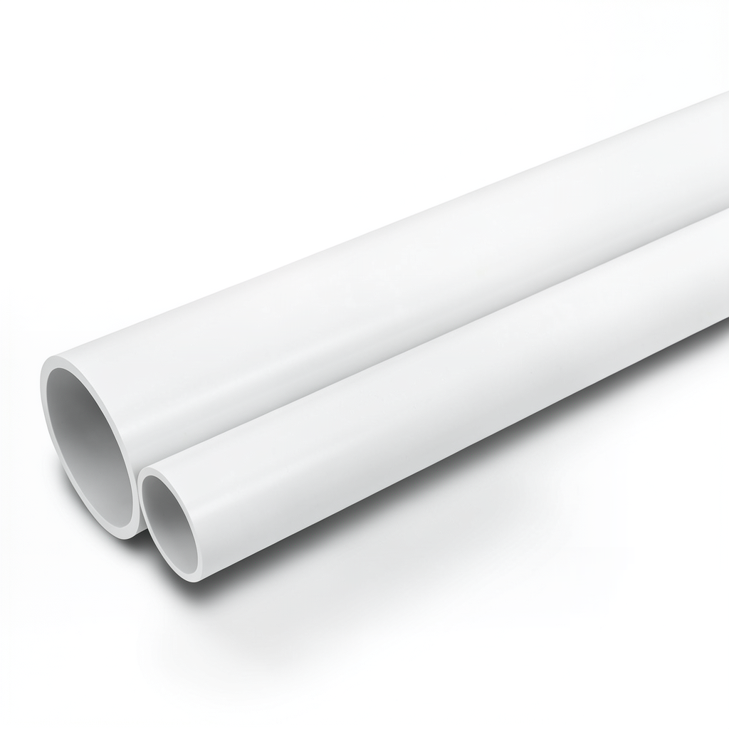 UPVC Pipes Schedule 40 Size 1 Inch Thickness 3.38 mm White