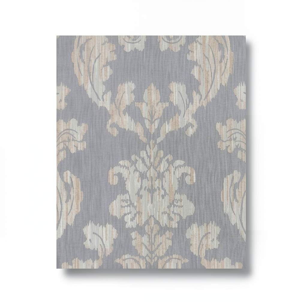 Italian Wallpaper 10m x 1.06m Gray Color, Model 3032