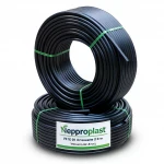أنابيب HDPE  نيبروبلاست PE 100 ضغط 20 بار قطر خارجي 25 مم سمك 2.8 مم لون اسود