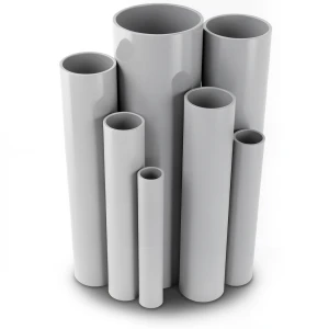 مواسير UPVC ضغط اسمي 10/20 بار قطر خارجي 280 مم سمك 13.4 مم لون رمادي